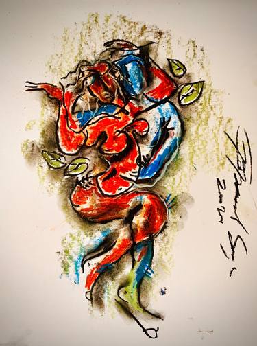 Original Abstract Women Drawings by Gopaal Seyn