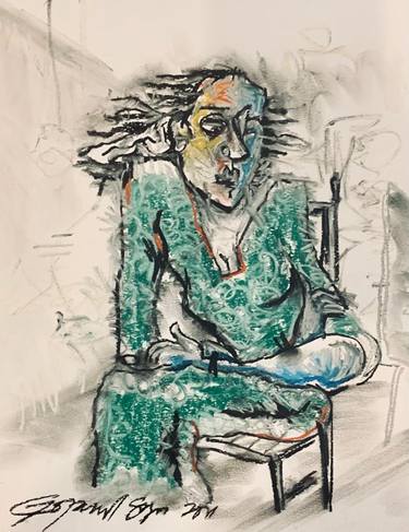 Original Documentary Abstract Drawings by Gopaal Seyn