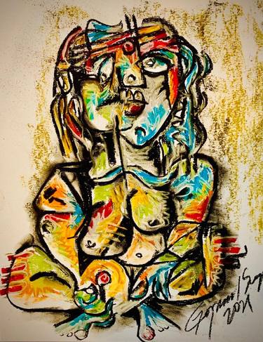 Original Documentary Abstract Drawings by Gopaal Seyn