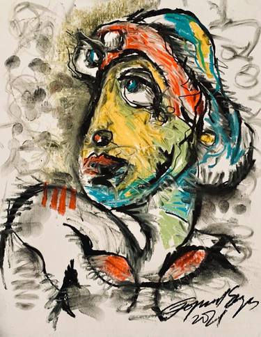Original Documentary Abstract Drawings by Gopaal Seyn