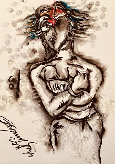 Original Documentary Abstract Drawings by Gopaal Seyn