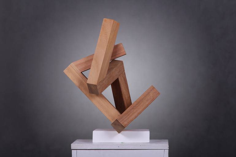 Original Cubism Abstract Sculpture by Marc Kelly