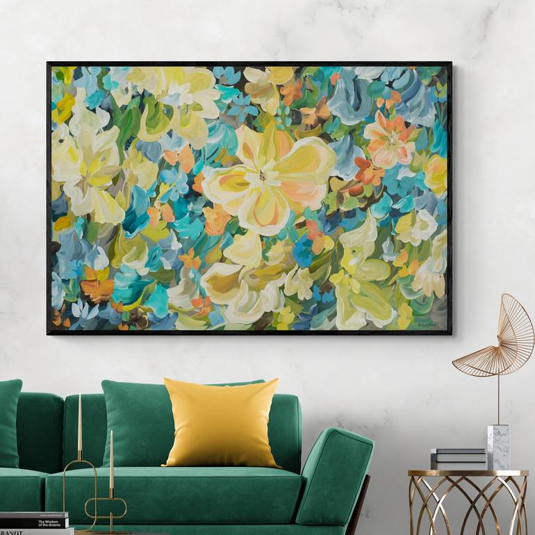 Original Floral Painting by Amber Gittins