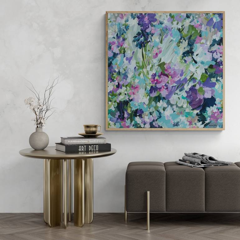 Original Abstract Botanic Painting by Amber Gittins