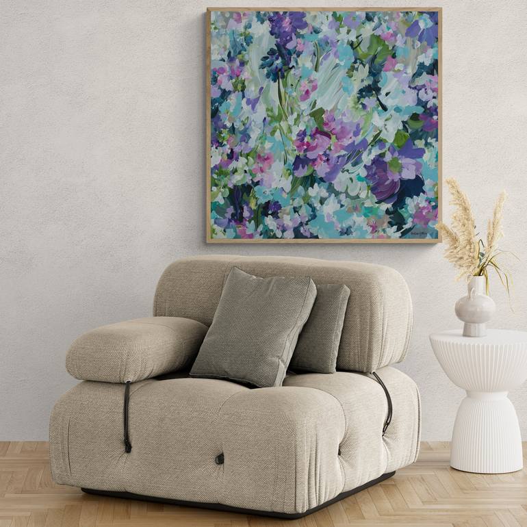 Original Abstract Botanic Painting by Amber Gittins