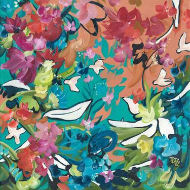 Original Abstract Nature Paintings by Amber Gittins