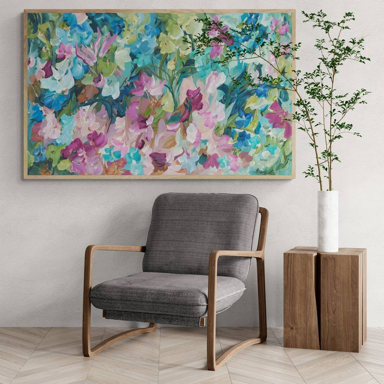 Original Floral Painting by Amber Gittins