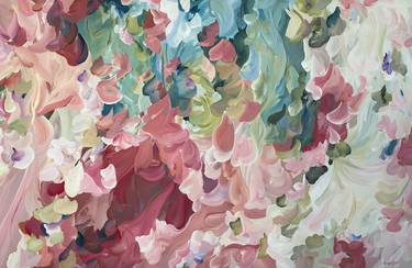 Original Abstract Floral Paintings by Amber Gittins