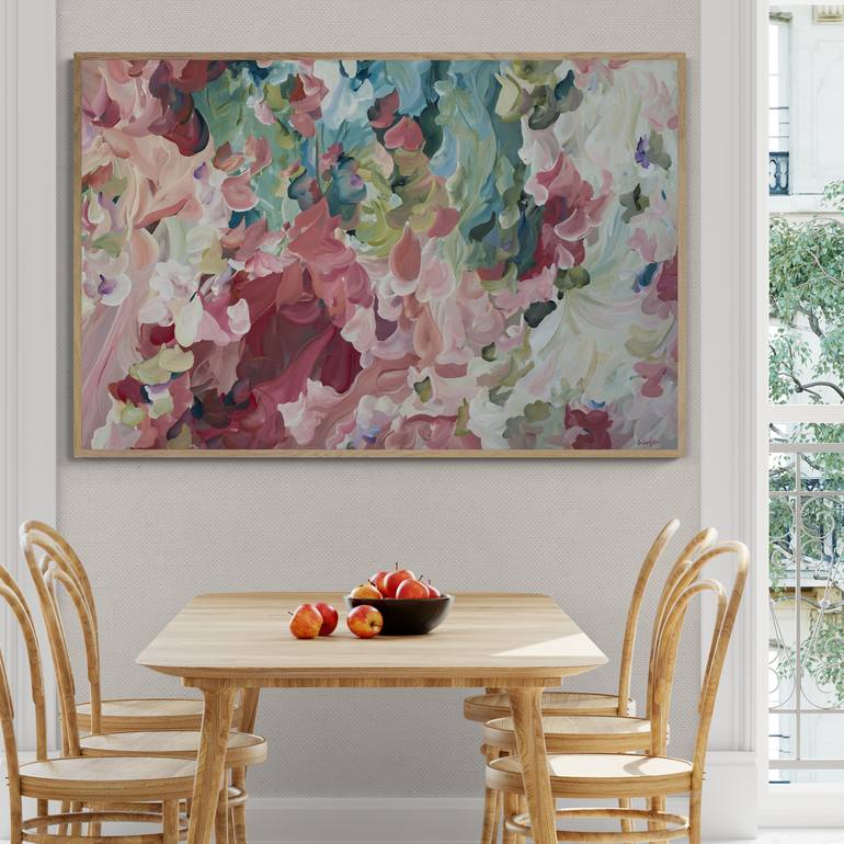 Original Abstract Floral Painting by Amber Gittins