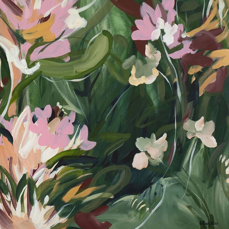 Original Floral Painting by Amber Gittins