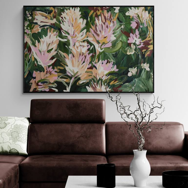 Original Floral Painting by Amber Gittins