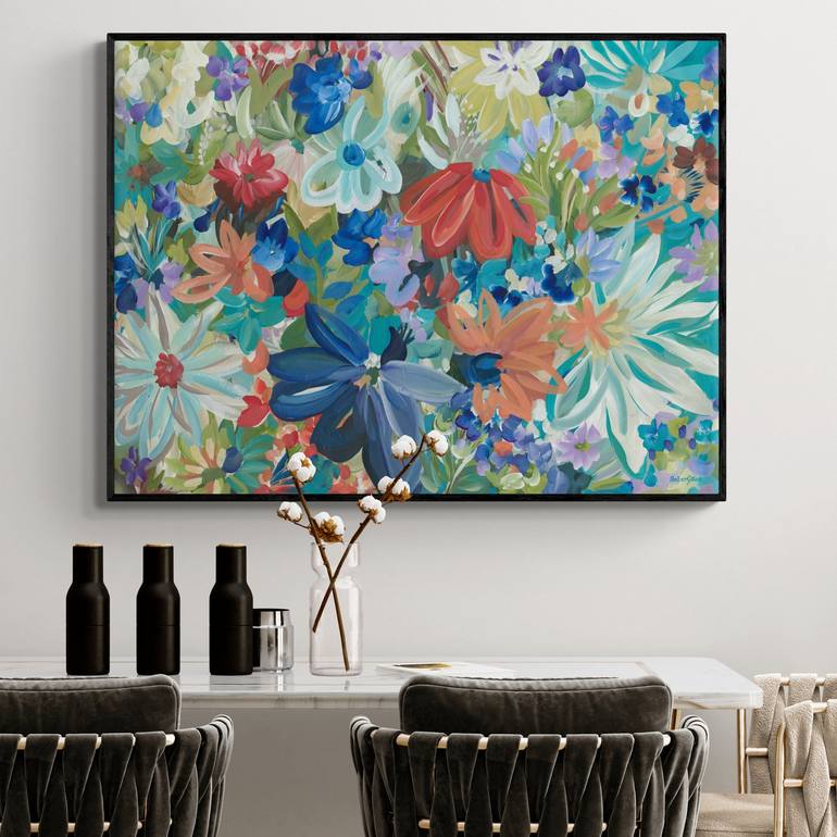 Original Floral Painting by Amber Gittins