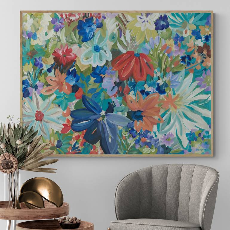 Original Floral Painting by Amber Gittins