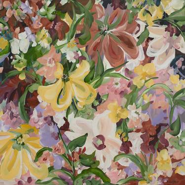 Original Abstract Botanic Paintings by Amber Gittins