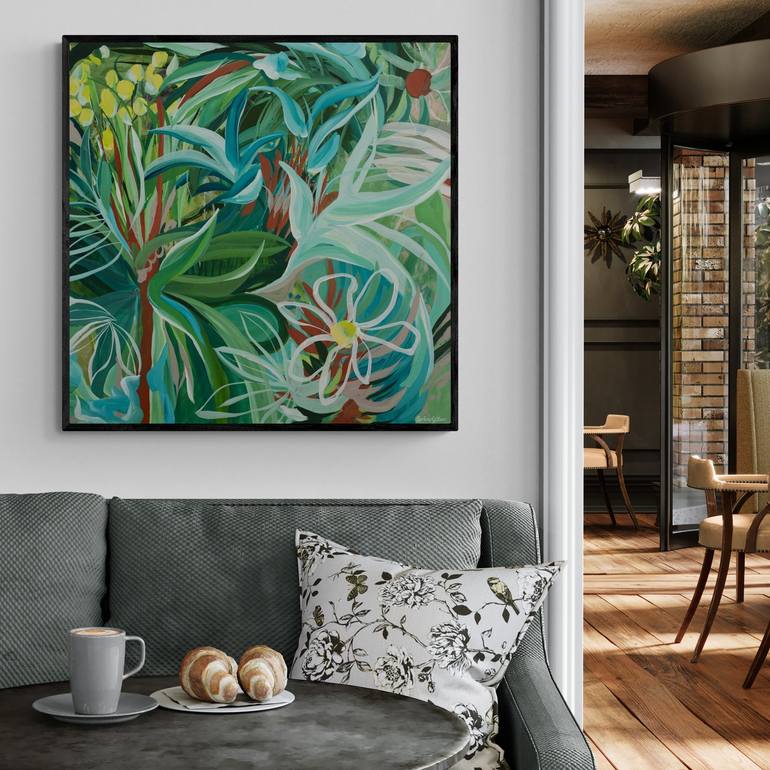 Original Abstract Expressionism Landscape Painting by Amber Gittins
