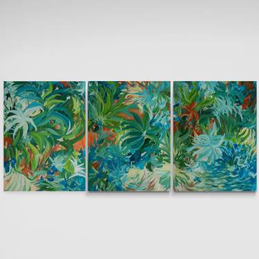 Wild and Free - Large Triptych thumb