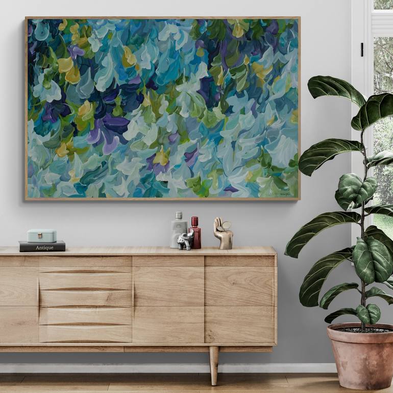 Original Impressionism Abstract Painting by Amber Gittins