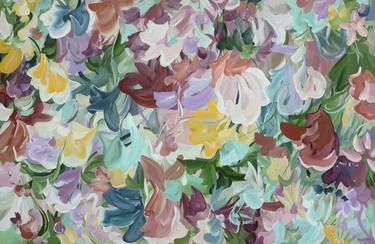 Original Abstract Floral Paintings by Amber Gittins