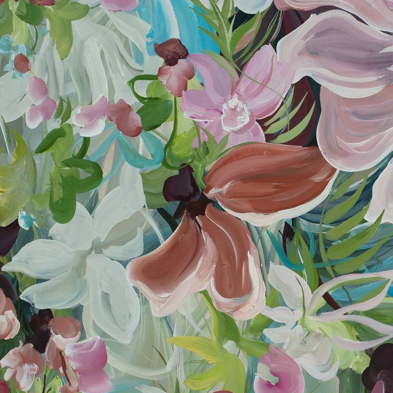 Original Abstract Floral Painting by Amber Gittins