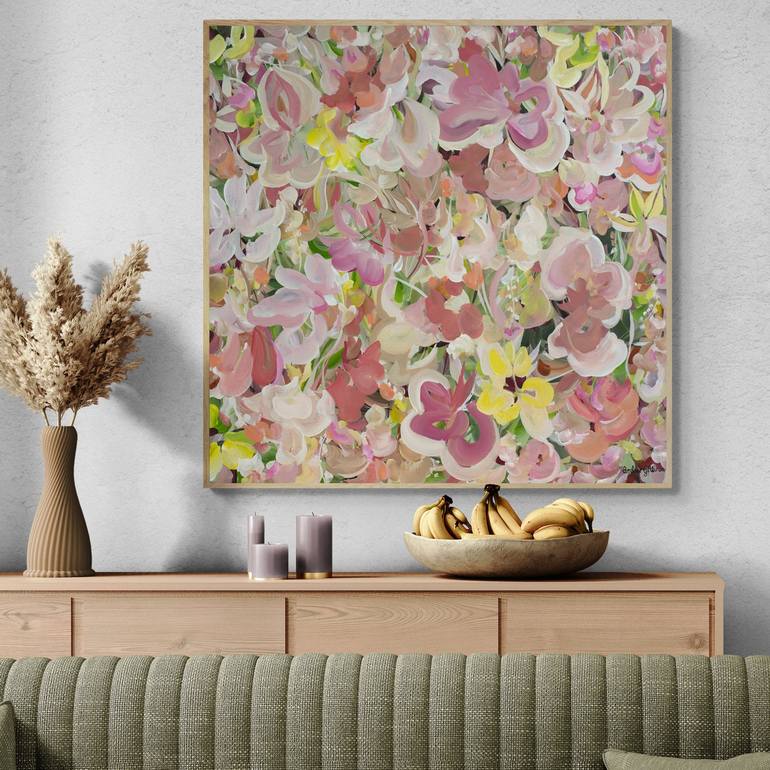 Original Abstract Floral Painting by Amber Gittins