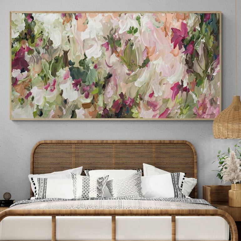 Original Abstract Floral Painting by Amber Gittins