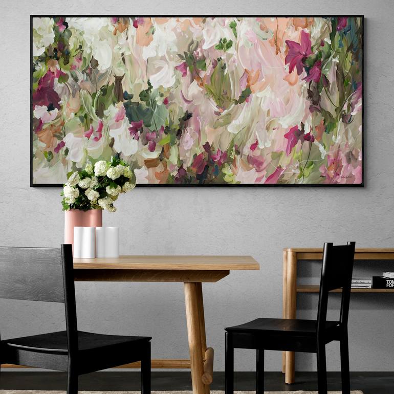 Original Abstract Floral Painting by Amber Gittins