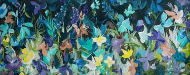 Original Abstract Floral Paintings by Amber Gittins