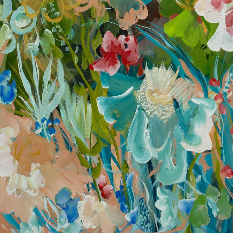 Original Abstract Floral Painting by Amber Gittins