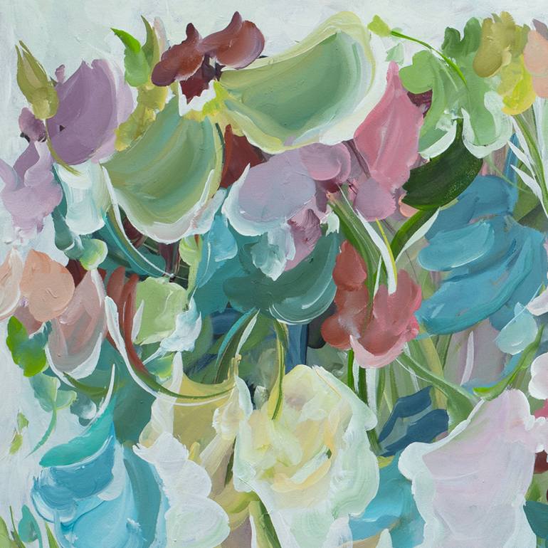 Original Abstract Floral Painting by Amber Gittins