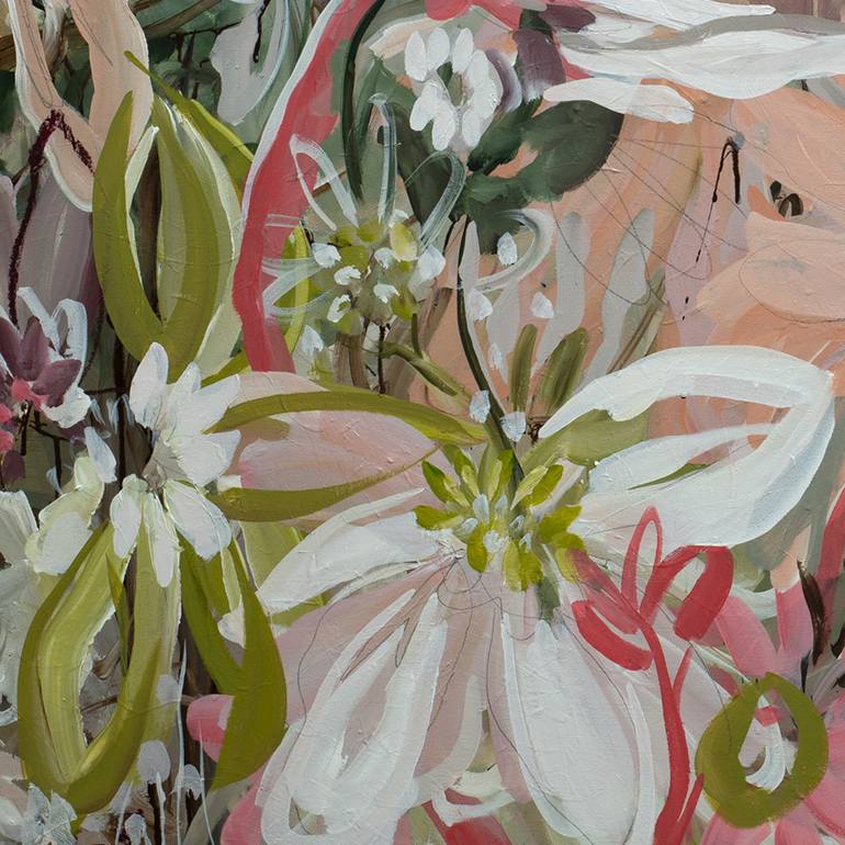 Original Abstract Floral Painting by Amber Gittins