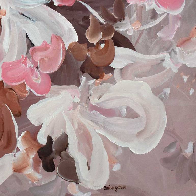 Original Abstract Floral Painting by Amber Gittins