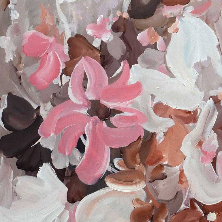 Original Abstract Floral Painting by Amber Gittins