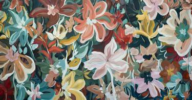 Original Abstract Floral Painting by Amber Gittins