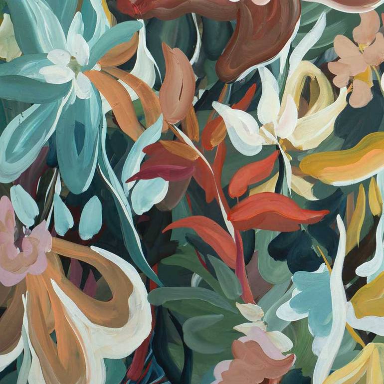 Original Abstract Floral Painting by Amber Gittins
