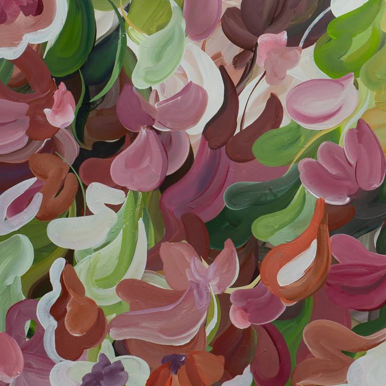 Original Abstract Floral Painting by Amber Gittins