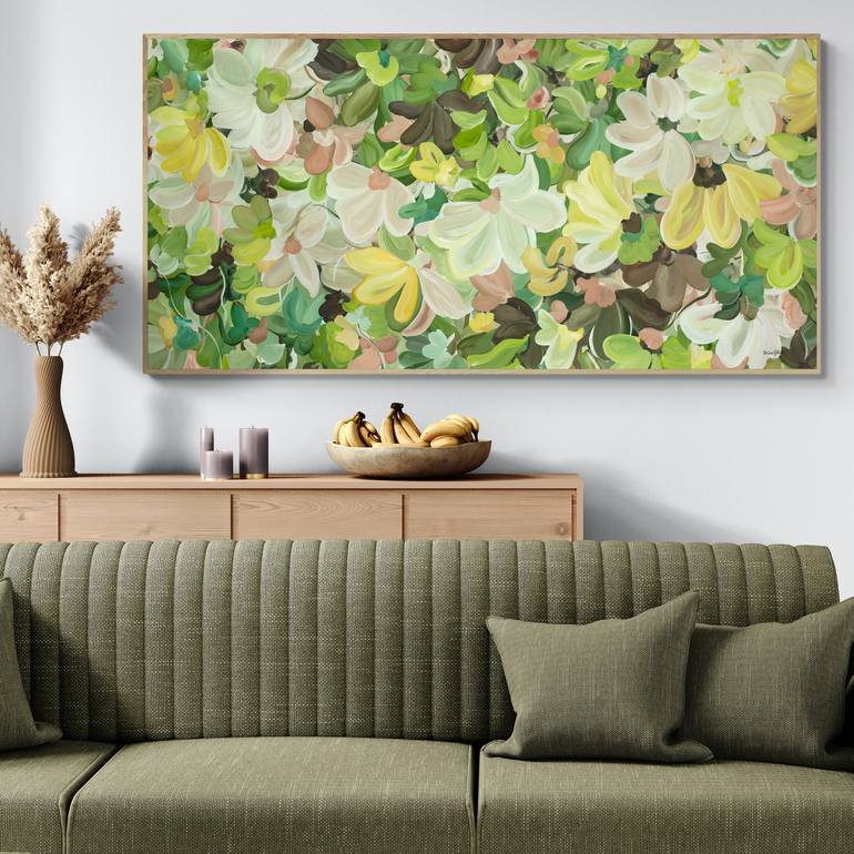 Original Abstract Floral Painting by Amber Gittins