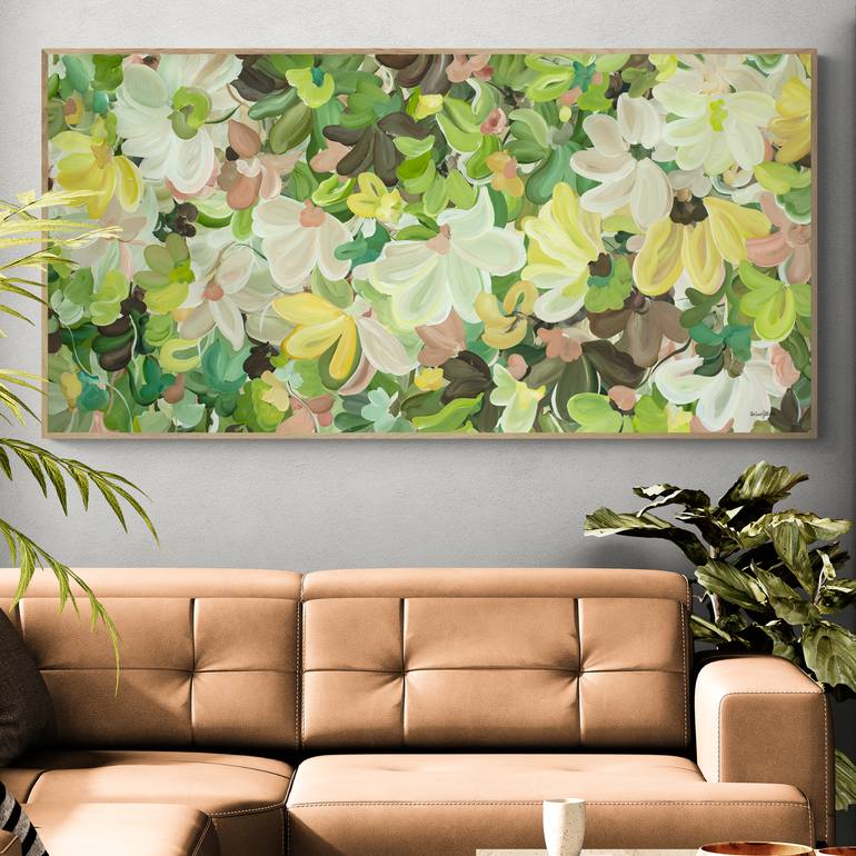 Original Abstract Floral Painting by Amber Gittins