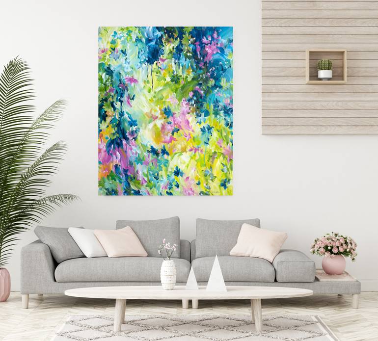 Original Impressionism Abstract Painting by Amber Gittins