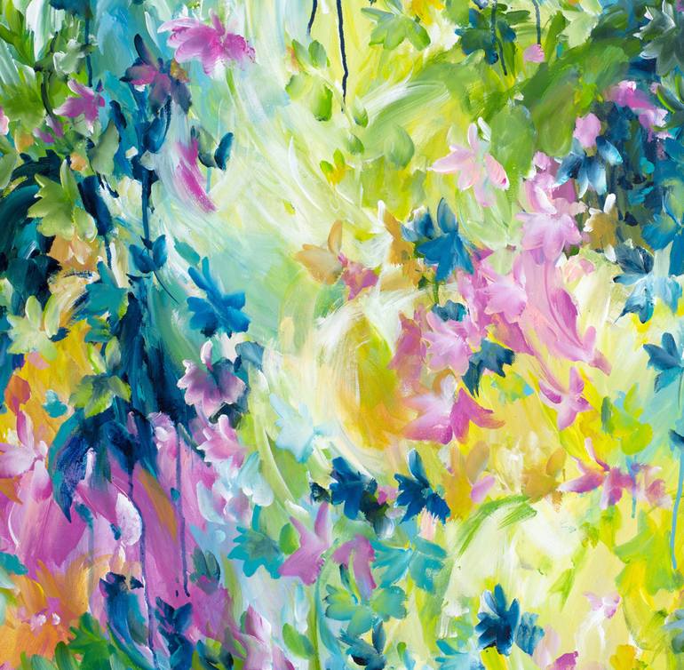 Original Impressionism Abstract Painting by Amber Gittins