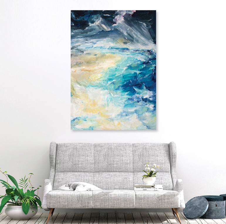 Original Abstract Landscape Painting by Amber Gittins