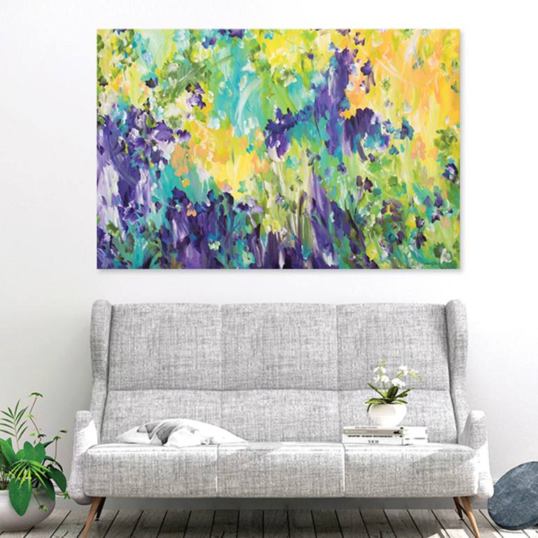 Original Abstract Expressionism Abstract Painting by Amber Gittins