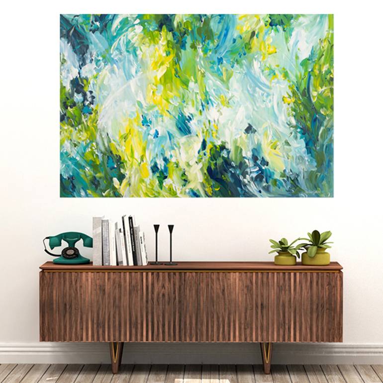 Original Abstract Expressionism Abstract Painting by Amber Gittins