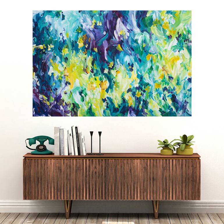 Original Abstract Expressionism Abstract Painting by Amber Gittins