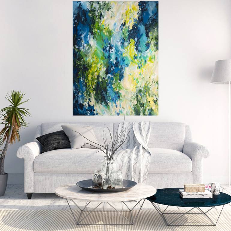 Original Abstract Expressionism Abstract Painting by Amber Gittins