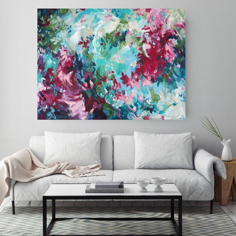 Original Abstract Expressionism Abstract Painting by Amber Gittins