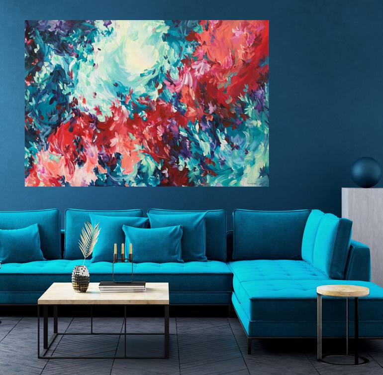 Original Abstract Expressionism Abstract Painting by Amber Gittins