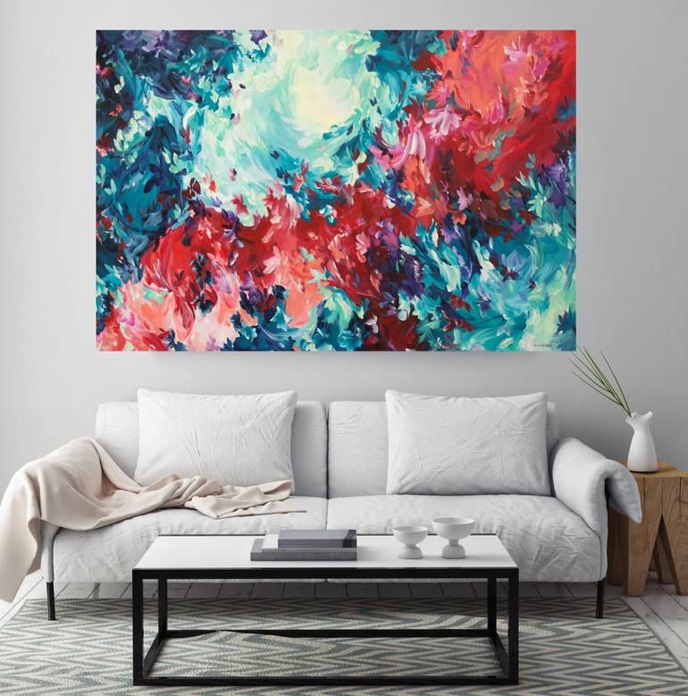 Original Abstract Expressionism Abstract Painting by Amber Gittins