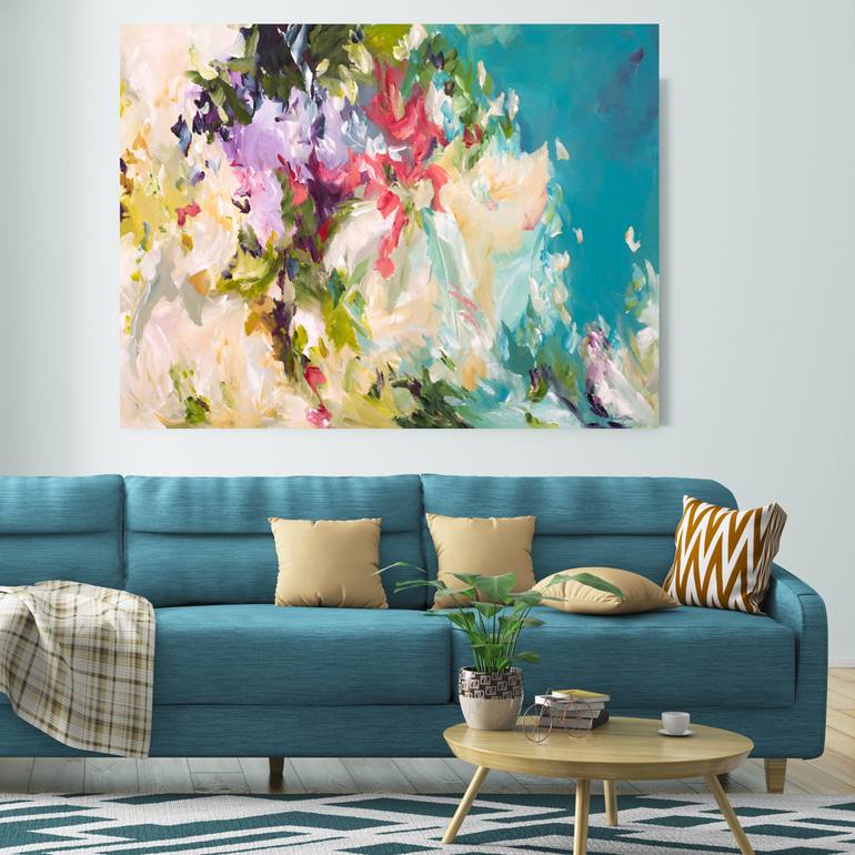 Original Abstract Expressionism Abstract Painting by Amber Gittins