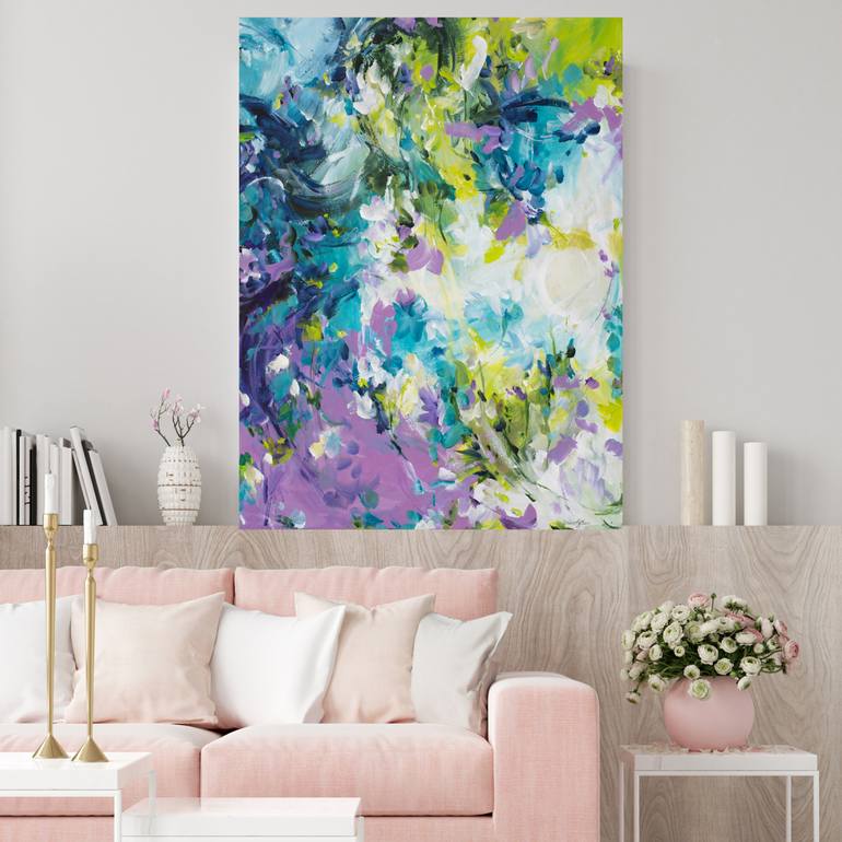 Original Abstract Expressionism Abstract Painting by Amber Gittins