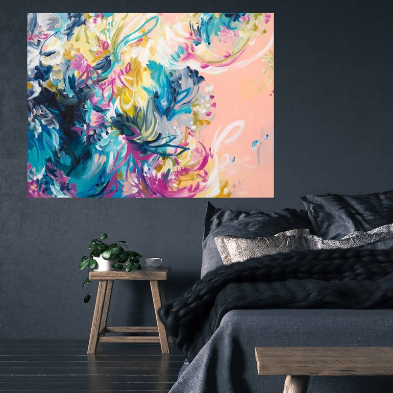 Original Abstract Expressionism Abstract Painting by Amber Gittins